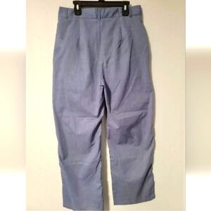 JFN Pocketed Solid Basic Ligth Blue Capris Pants M